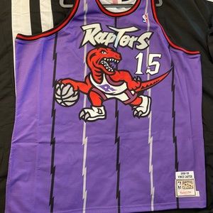 Mitchell and Ness Authentic Jersey Toronto Raptors Road 1998-99 Vince Carter